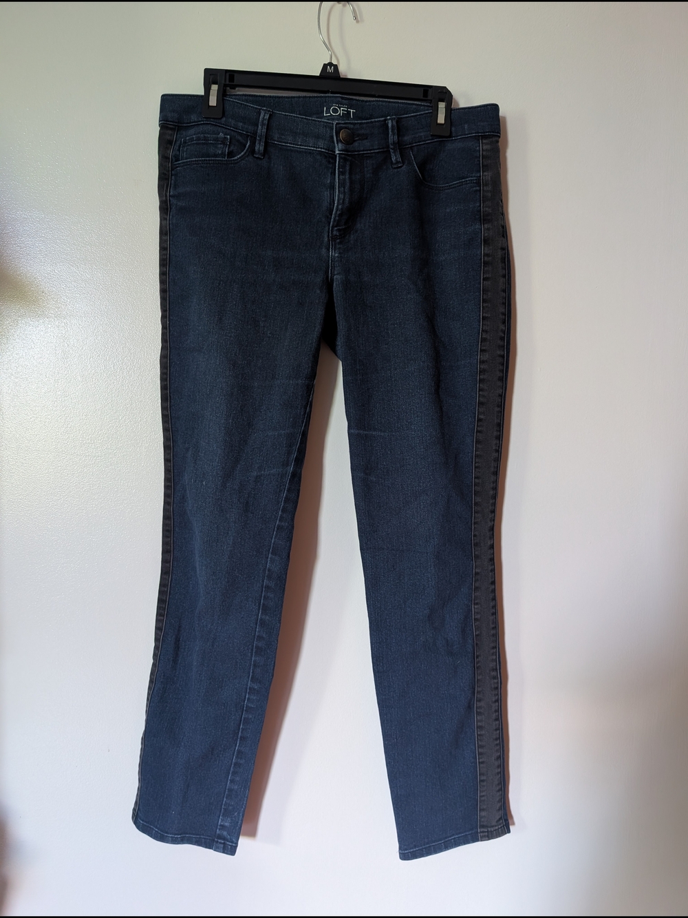 LOFT Dark Blue Skinny Jeans for Women